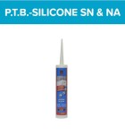 PTB SILICONE SN & NA 310 ml gris argent Mastic  Sanit. & pierre nat.